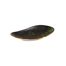 Amazon Jungle Green bord triangle 20,5 x 12 cm – per 6 stuks