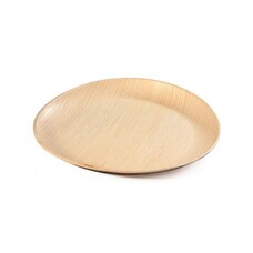 Palm bord Ø23cm doos à 20 stuks  gemaakt van de bast van de palmboom