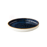 Jersey bord opstaande rand stapelbaar blauw 20,5 cm – per 6 stuks