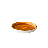 Jersey bord opstaande rand stapelbaar oranje 16,2 cm – per 6 stuks