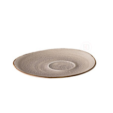 Jersey soepschotel met spiegel grijs 21 cm – per 6 stuks