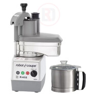 Robot Coupe groentesnijmachine R402 gecombineerde  cutter en groentesnijmachine incl. glad mes en kuip 4,5ltr