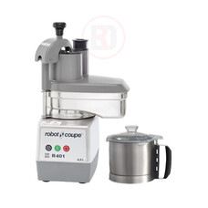 Robot Coupe groentesnijmachine R401 gecombineerde  cutter en groentesnijmachine incl. glad mes en kuip 4,5ltr 700W 230V