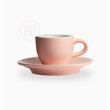 Club House Tulipanokop & schotel espresso 70cc mat roze doos à 6