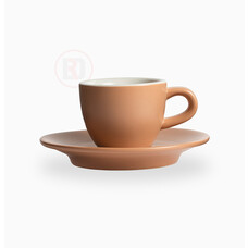 Club House Tulipano kop & schotel espresso 70cc mat beige door à 6