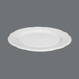 Salzburg bord plat wit 15 cm doos à 6 stuks