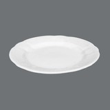 Salzburg bord plat wit 17 cm doos à 6 stuks