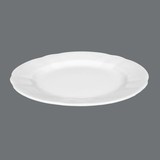 Salzburg bord plat wit 19 cm doos à 6 stuks