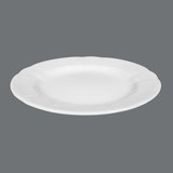 Salzburg bord plat wit 21 cm doos à 6 stuks