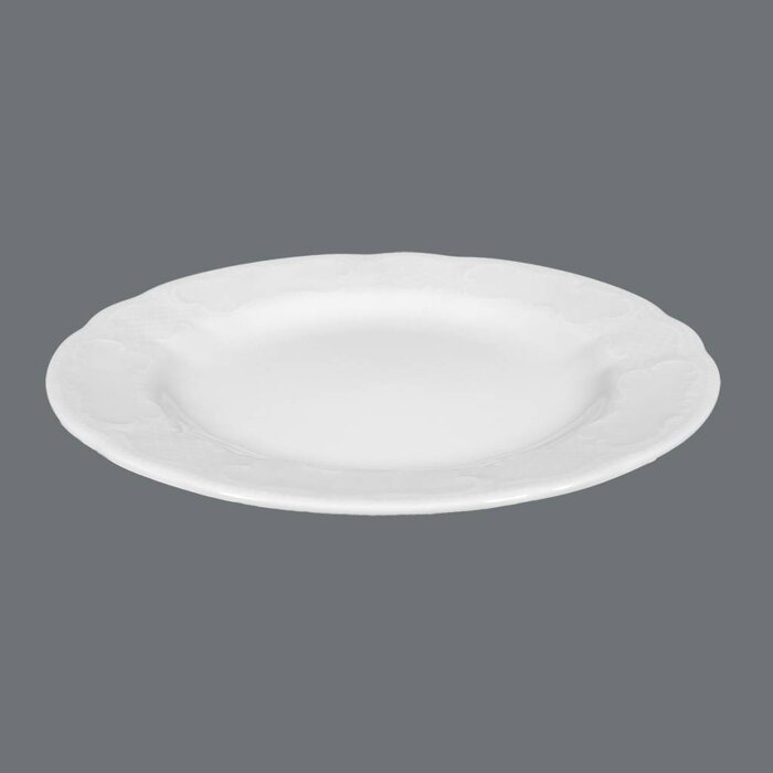 Salzburg bord plat wit 21cm doos á 6