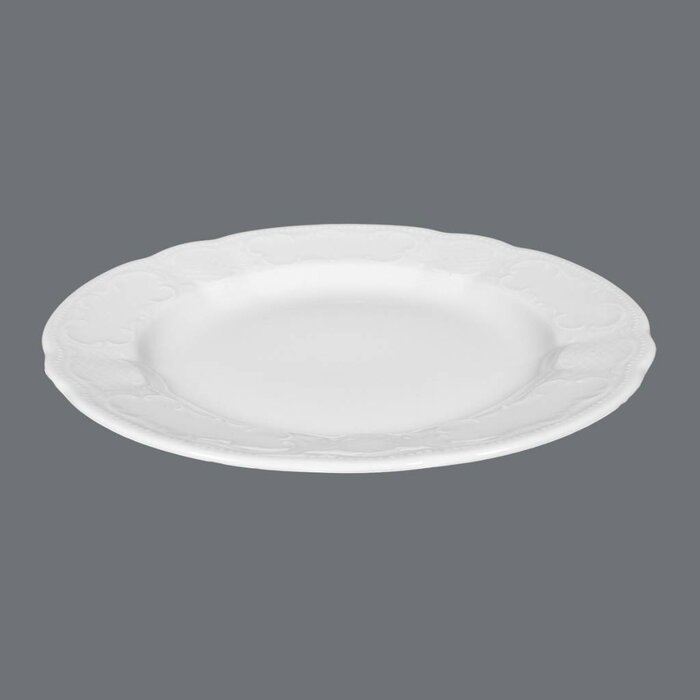 Salzburg bord plat wit 25cm doos á 6