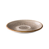 Jersey espressoschotel grijs 13 cm – per 6 stuks