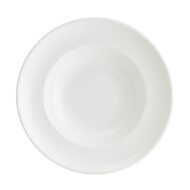 Bonna Iris Gourmet white bord diep Ø24cm 400cc doos à 6
