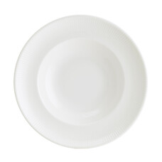 Bonna Iris Gourmet white bord diep Ø24cm 400cc doos à 6