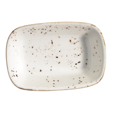 Bonna Grain Gourmet Off White schaal rechthoekig 14x10cm doos à 12
