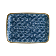 Bonna Lupin Moove blauw bord 23x16cm doos à 6