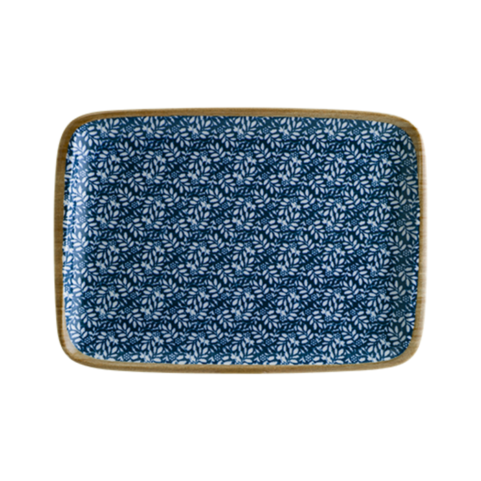 Bonna Lupin Moove blauw bord 23x16cm doos à 6