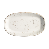 Grain Gourmet Off White bord ovaal 34x19cm doos à 12