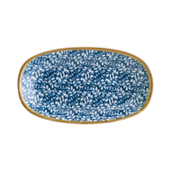 Bonna Lupin Gourmet blauw bord ovaal 24x14cm doos à 240