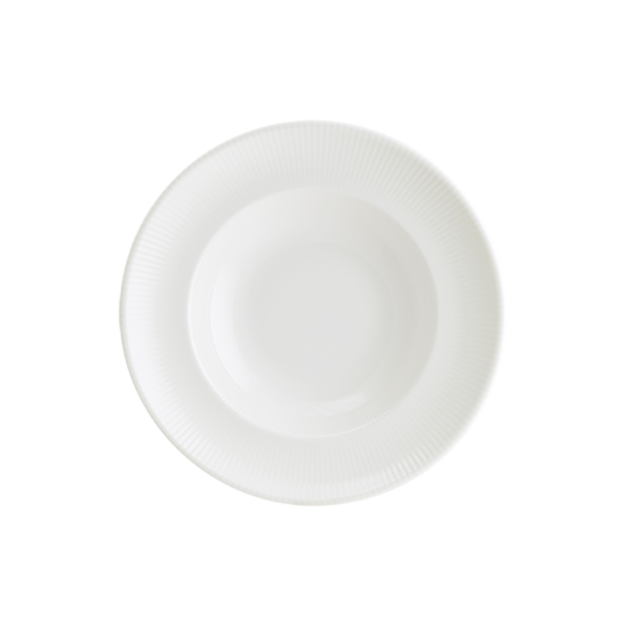 Bonna Iris Gourmet white bord diep Ø24cm 400cc doos à 6