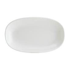 Bonna Iris Gourmet white schaal ovaal 24x14cm doos à 12