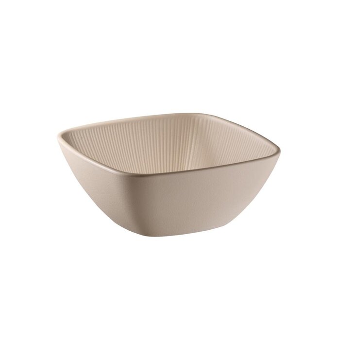Nero schaal vierkant 1500cc 195xH80mm melamine beige