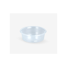 Sausbakje/cup transparant PP Ø101x 42(h)mm 200cc doos à 1000 filet american bakje