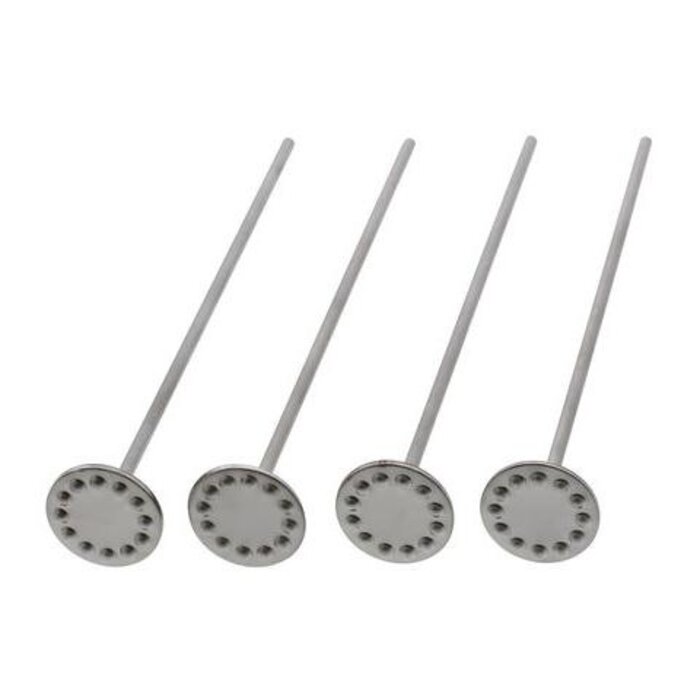 Tonicstampers 20cm rvs set à 4