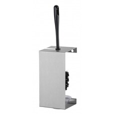 Toiletborstelhouder mat rvs met slot