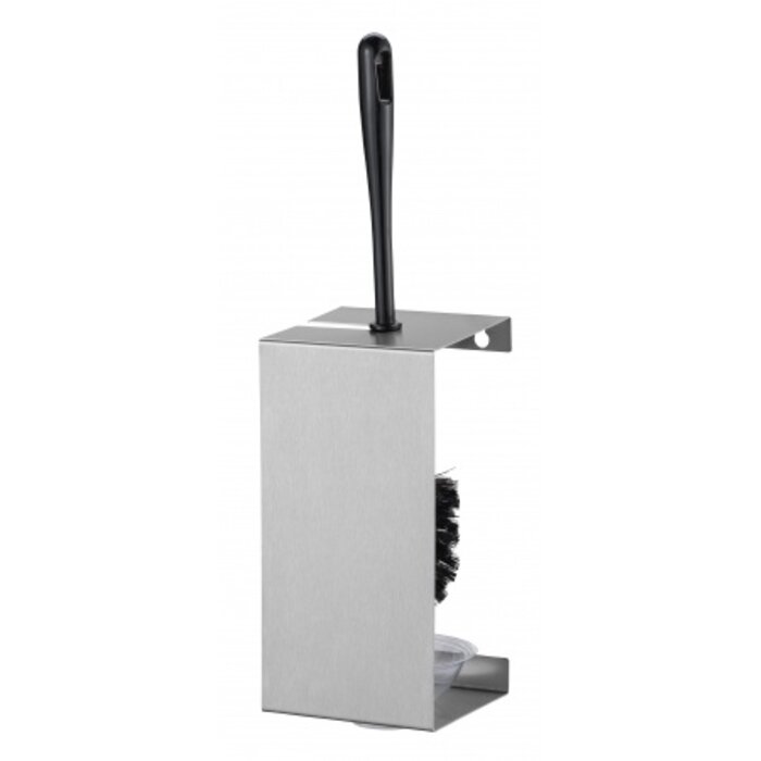Toiletborstelhouder mat rvs met slot
