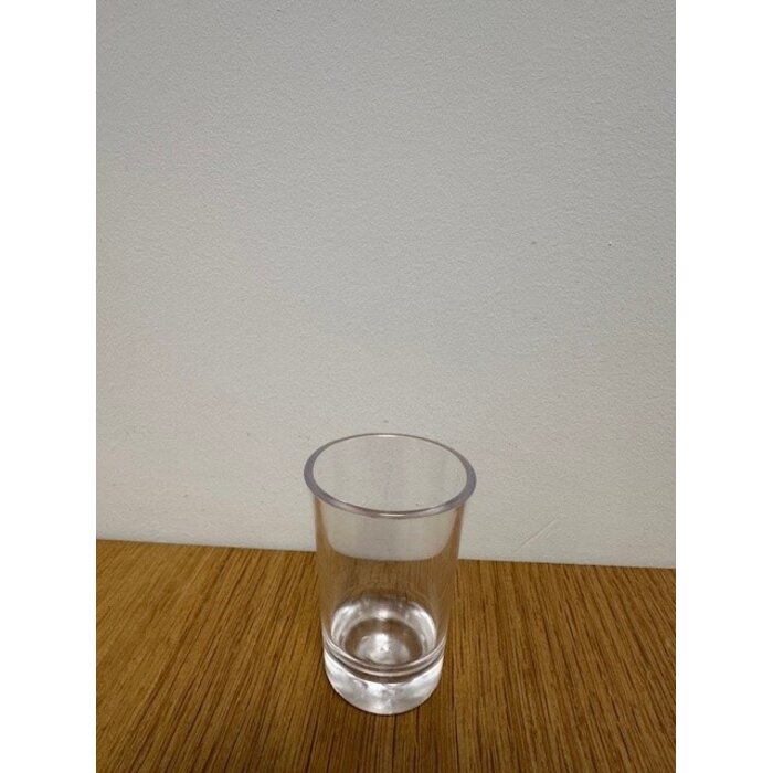 Hot Shot 3cl borrelglas/shotglas PC3 à 100 polycarbonaat onbreekbaar glas