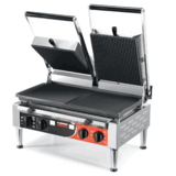 Contactgrill dubbel ribbel m/timer 515x435x280mm BxDxH PDRR-RR 230V 3100W