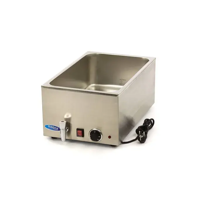 Maxima Bain-marie met aftapkraan voor GN-bakken
