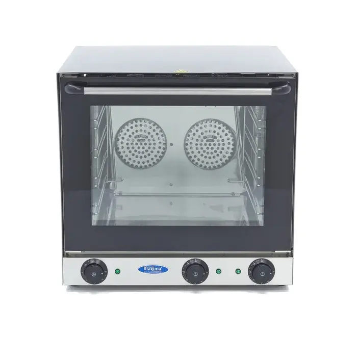 Maxima Heteluchtoven met grill en 4 bakplaten
