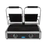 Contactgrill dubbel geribd