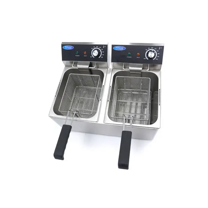 Maxima Friteuse dubbel, 2 × 8 liter