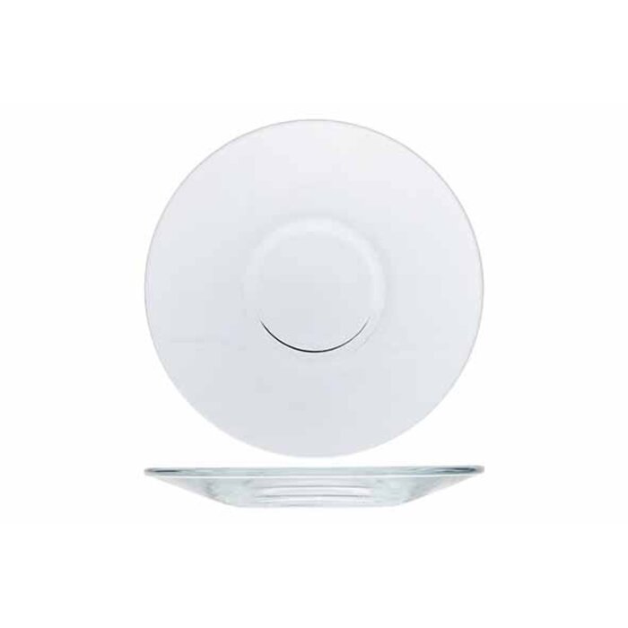 Easy Bar schotel Ø14cm t.b.v.  cappuccinoglas 32cl (brede spiegel) doos à 6