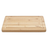 Gabon snijplank bamboe 29x19xH1,8cm m/geul doos à 6