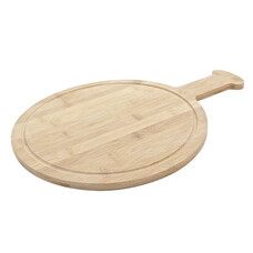 Serveerplank Ø30cm met sapgeul en greep