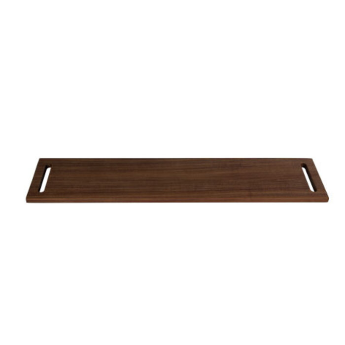 Serveerplank natuur hout 95x20x4cm voeten onderzijde