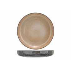 Lerida Desert zandbruin bord diep Ø23,5cm H 4cm doos à 12