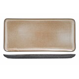 Lerida Desert zandbruin bord 32x15cm  rechthoekig doos à 4