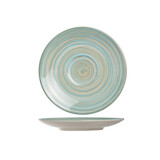 Turbolino blauw schotel Ø17cm v.e. 6 stuks