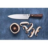 Couteaux & Co koksmes 20,5cm met  walnoten handvat