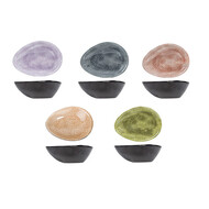 Streetfood Go schaal melamine 10,5x7,5x5,5cm doos à 10 assorti