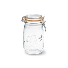 Weckpot / Super inmaakbokaal 1ltr Ø8cm doos à 6