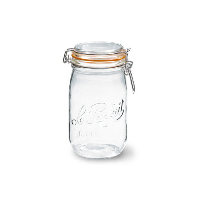 Weckpot / Super inmaakbokaal 1ltr Ø8cm doos à 6