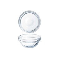 Stapelschaaltje 9cm helder gehard à 6