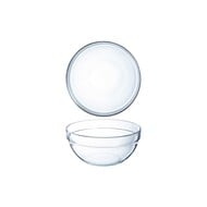 Stapelschaal 20cm helder gehard à 6