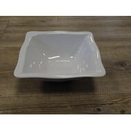 Renaud Ponte schaal 15x15cm /20cm doos à 6 wit hard hotelporselein